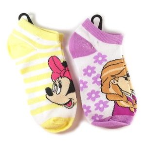 Disney | Girls Socks Minnie Mouse & Princess Anna